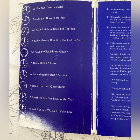 They Both Die at the End Book by Adam Silvera (Annotated) - Picture 3 of 12